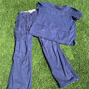 Koi Navy Cargo Scrub Set